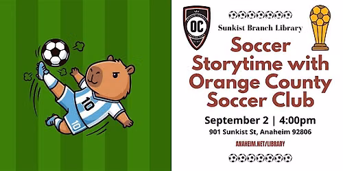 Soccer Storytime with Orange County Soccer Club