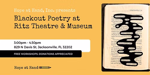 Blackout Poetry at Ritz Theatre & Museum