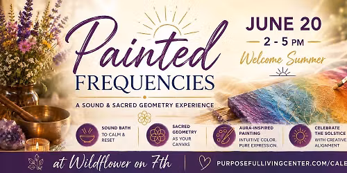 Painted Frequencies (A sound & sacred geometry experience)