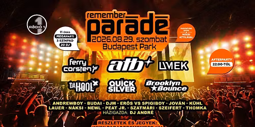 Par\u00e1d\u00e9 Remember 2026 \/\/ Budapest Park