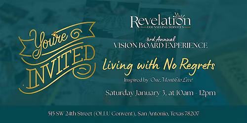 Vision Board Experience: Living with No Regrets