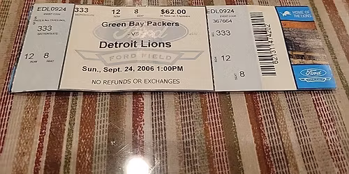 Green Bay Packers at Detroit Lions Tickets