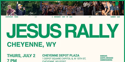 CHEYENNE, WY - JESUS RALLY