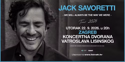 Jack Savoretti u Lisinskom