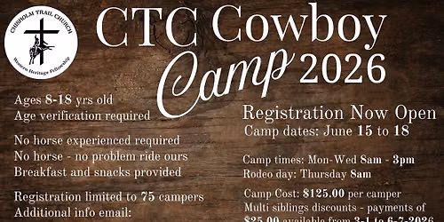 CTC Cowboy Camp 2026