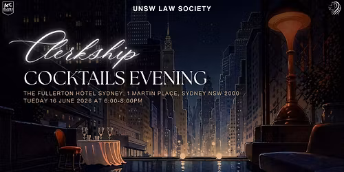 Clerkship Cocktails Evening