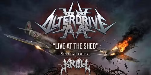 AlterDrive Live At The Shed, With Special Guest KNAW