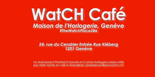 92e Geneva WatCH Caf\u00e9