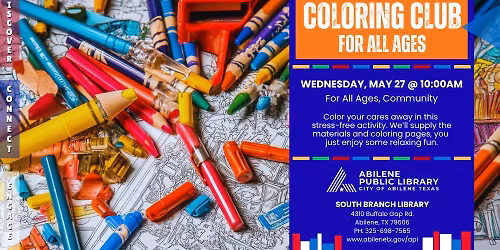Coloring Club (South Branch)