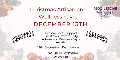 Christmas Artisan and Wellness Fayre \u2013 Romsey Town Hall