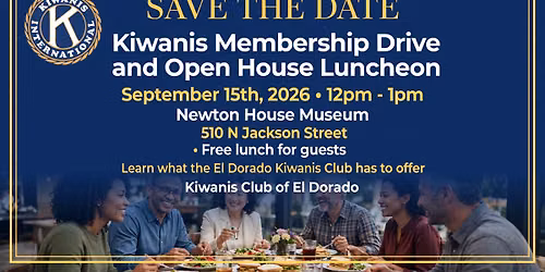 Kiwanis Membership Drive & Luncheon