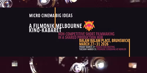 Filmonik Kino-Kabaret 2026 - A 72-hour filmmaking challenge