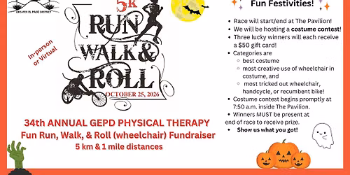 34th Annual Physical Therapy Fun Run, Walk & Roll