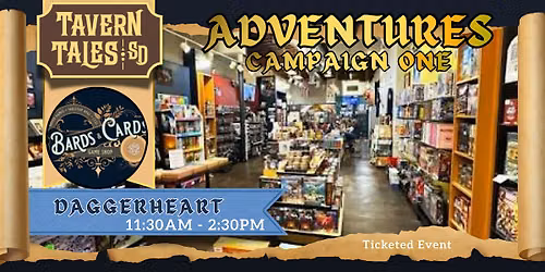 Adventures @ Bards & Cards (DH)