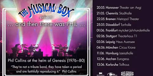 THE MUSICAL BOX - \u2026. and then there was PHIL\u2026. -  D\u00fcsseldorf, Tonhalle