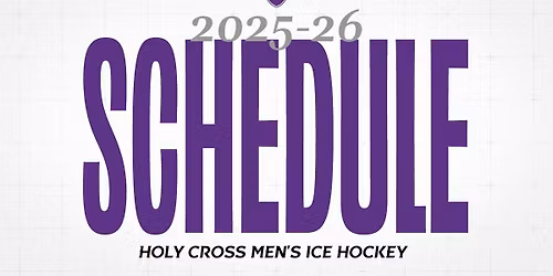 Parking Niagara Purple Eagles at Holy Cross Crusaders Mens Hockey