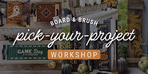 Paint, Sip and Create: A Wood Workshop