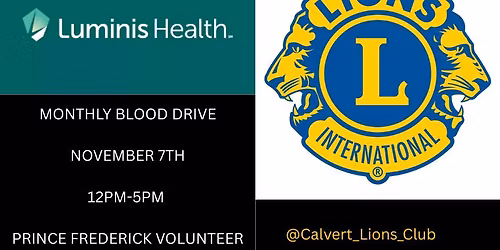 November Blood Drive