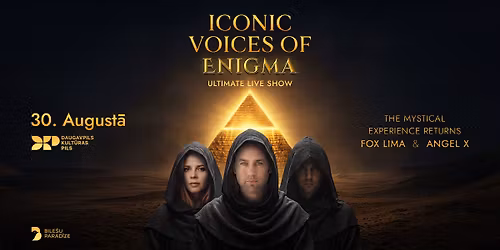 Iconic voices of Enigma | Daugavpils kult\u016bras pils | 30.08.26.