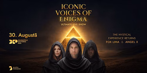 Iconic voices of Enigma | Daugavpils kult\u016bras pils | 30.08.26.