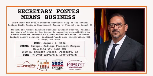 Mobile Business Services Outreach Event - PRESCOTT