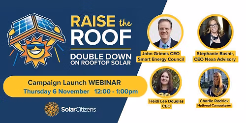 Raise the Roof campaign launch Webinar