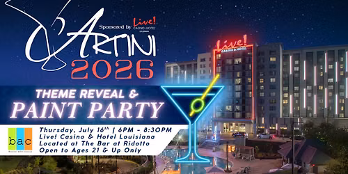 ARTini 2026 Theme Reveal & Paint Party
