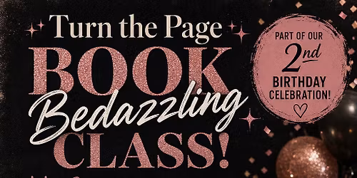 Book Bedazzling Workshop