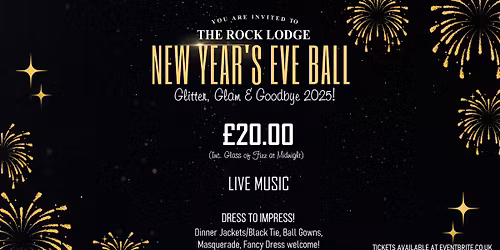 The Rock Lodge NYE Glitter & Glam Ball