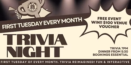Not your Average Quiz - Trivia Night @ Railway Hotel