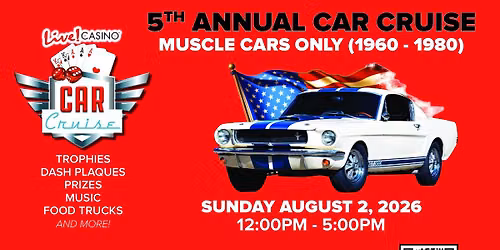 Live! Casino Pittsburgh's 5th Annual Car Cruise