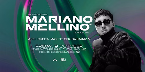 Mariano Mellino [Bedrock \/ Sudbeat \/ Audioholics] - Auckland 2026