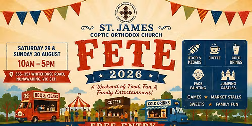 St James Coptic Orthodox Fete