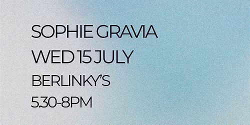 Bookface Sip & Swap with Sophie Gravia at Berlinkys