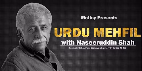 Urdu Mehfil With Naseeruddin Shah