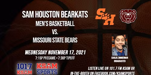 Missouri State Bears at Sam Houston Bearkats Mens Basketball
