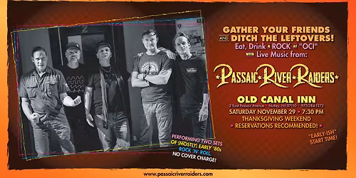 Passaic River Raiders--LIVE at Old Canal Inn 11\/29\/25