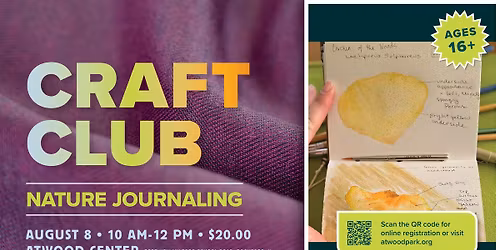 August Craft Club: Nature Journaling