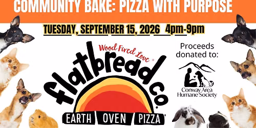CAHS and Flatbread Company Community Bake: Pizza for Purpose