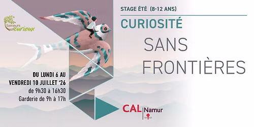 Stage d'\u00e9t\u00e9 : Curiosit\u00e9 sans fronti\u00e8res (8-12 ans)