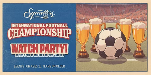 Jordan v. Argetntina - International Football Watch Party! 21+