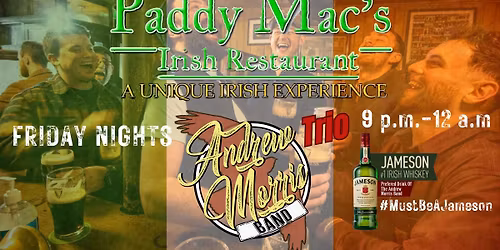 Paddy Mac's Presents the Andrew Morris Band (Trio) 