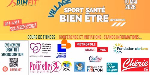 DIMFIT-VILLAGE SPORT SANT\u00c9 BIEN \u00caTRE-3 \u00c8ME \u00c9DITION 