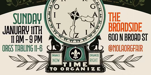 New Orleans Community Organizing Fair 2026