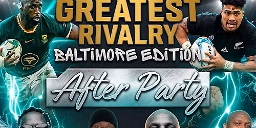 RUGBY'S GREATEST RIVALRY AFTERPARTY