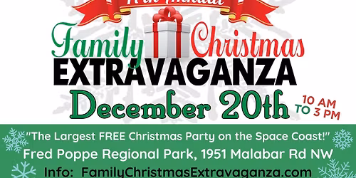 17th Annual Family Christmas Extravaganza