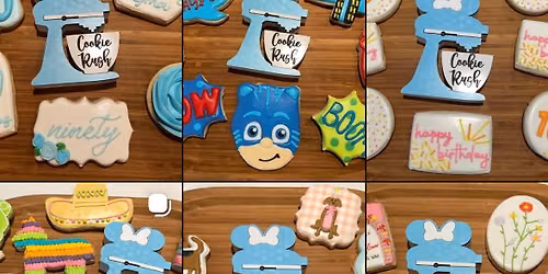 SOCIAL cookie decorating class with Cookie Rush! 