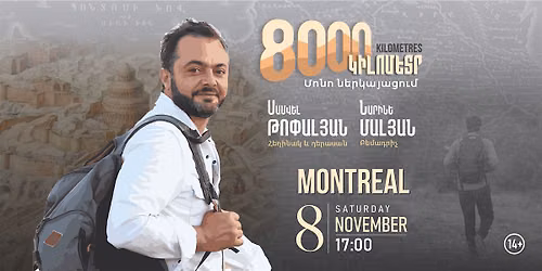 8000 kilometres