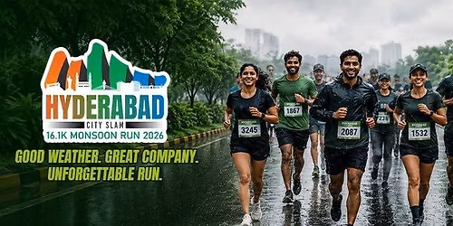 Hyderabad City Slam Monsoon Run 2026