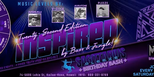 INSPIRED by BASS & JUNGLE | 22nd EDITION of INSPIRED EVENT'S